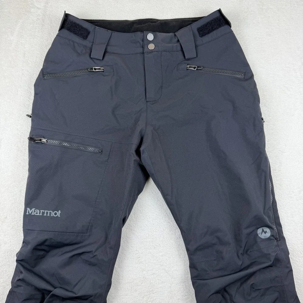 Marmot Women's Ski‎ Snow Pants Small Black Waterproof Insulated RECCO Winter